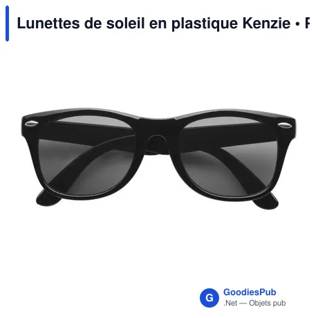 Lunettes de soleil en plastique Kenzie
