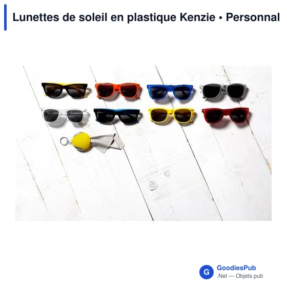 Lunettes de soleil en plastique Kenzie - Image 11