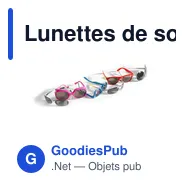Lunettes de soleil en plastique Kenzie - Miniature 12