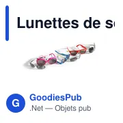 Lunettes de soleil en plastique Kenzie - Miniature 4