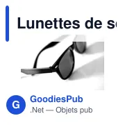 Lunettes de soleil en plastique Kenzie - Miniature 5