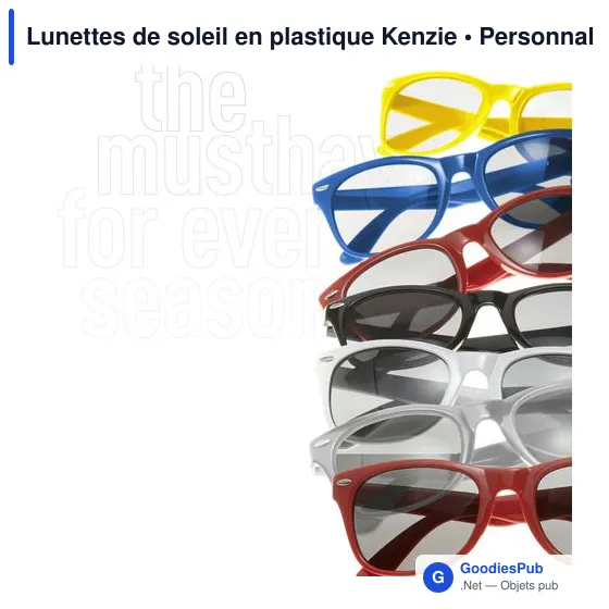 Lunettes de soleil en plastique Kenzie - Image 6