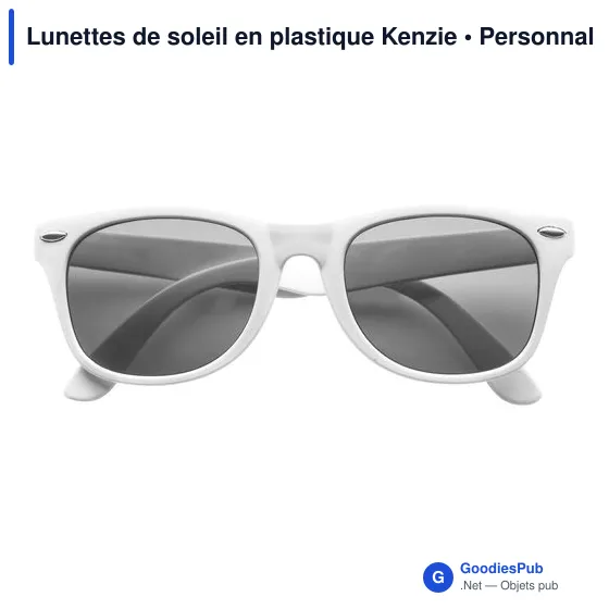 Lunettes de soleil en plastique Kenzie - Image 8