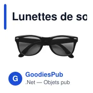 Lunettes de soleil en plastique Kenzie - Miniature 9