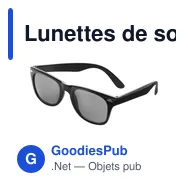 Lunettes de soleil en plastique Kenzie - Miniature 10