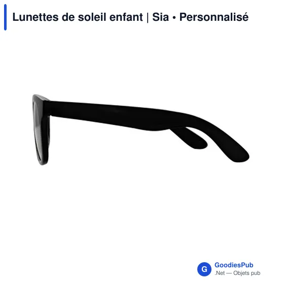 Lunettes de soleil personnalisables pour enfants avec logo - Sia - Image 7