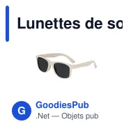 Lunettes de soleil personnalisables pour enfants avec logo - Tokoz - Miniature 1