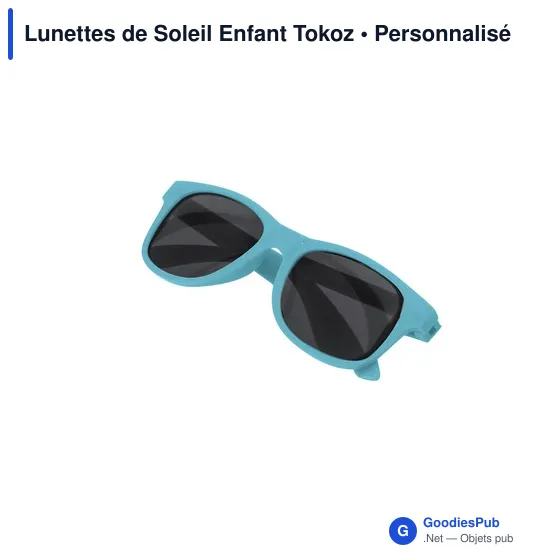 Lunettes de soleil personnalisables pour enfants avec logo - Tokoz - Image 3