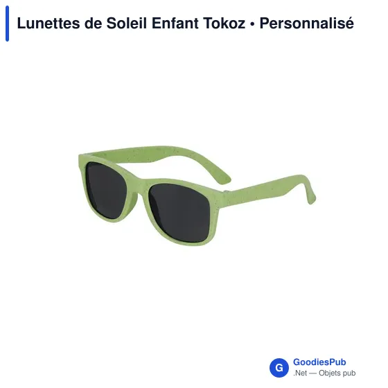 Lunettes de soleil personnalisables pour enfants avec logo - Tokoz - Image 9