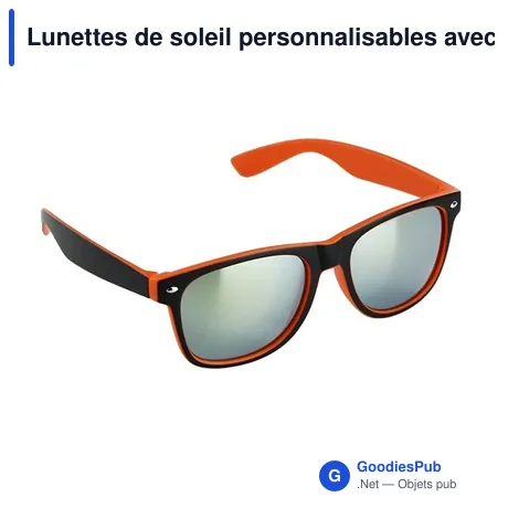 Lunettes de soleil personnalisables avec logo - Fessi