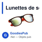 Lunettes de soleil personnalisables avec logo - Fessi - Miniature 2