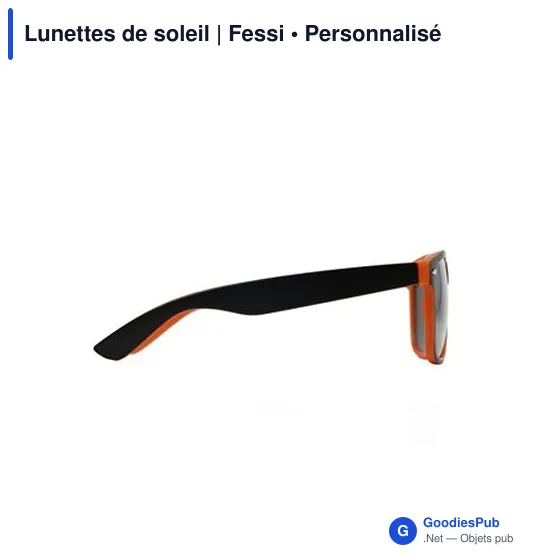 Lunettes de soleil personnalisables avec logo - Fessi - Image 3