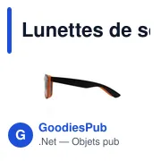 Lunettes de soleil personnalisables avec logo - Fessi - Miniature 4