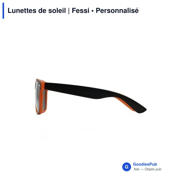 Lunettes de soleil personnalisables avec logo - Fessi - Image 4