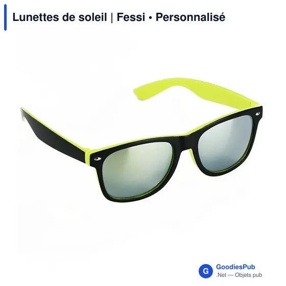 Lunettes de soleil personnalisables avec logo - Fessi - Image 5