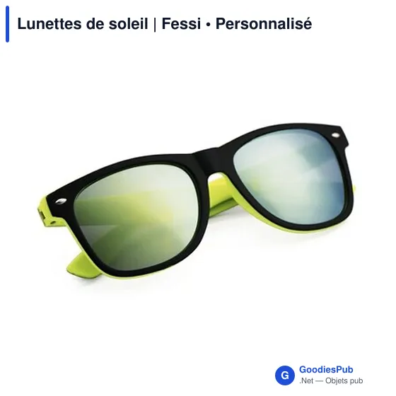 Lunettes de soleil personnalisables avec logo - Fessi - Image 6