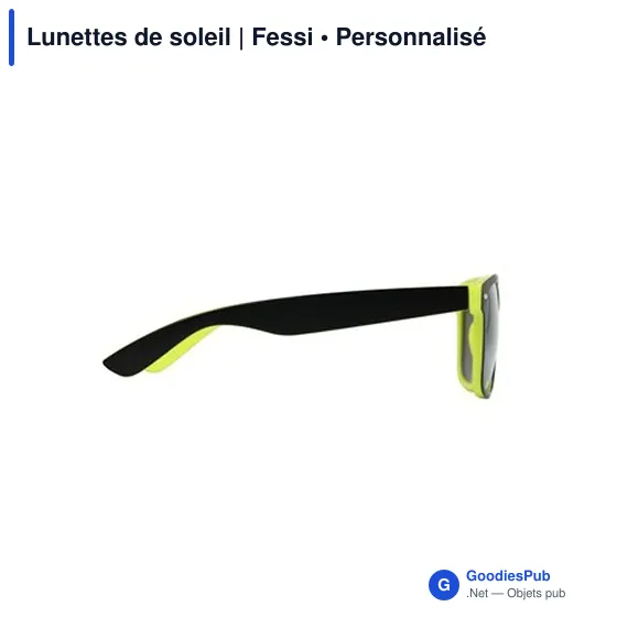 Lunettes de soleil personnalisables avec logo - Fessi - Image 7