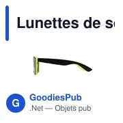 Lunettes de soleil personnalisables avec logo - Fessi - Miniature 8