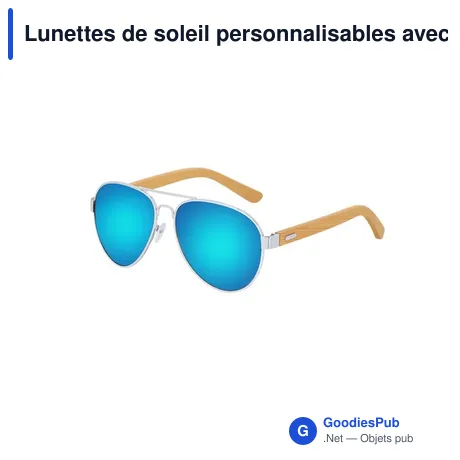 Lunettes de soleil personnalisables avec logo - Gunok