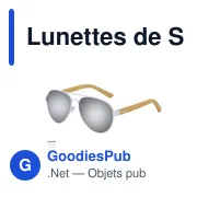 Lunettes de soleil personnalisables avec logo - Gunok - Miniature 2