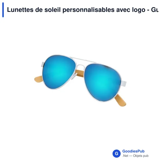 Lunettes de soleil personnalisables avec logo - Gunok - Image 11