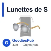 Lunettes de soleil personnalisables avec logo - Gunok - Miniature 5