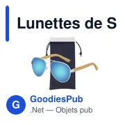 Lunettes de soleil personnalisables avec logo - Gunok - Miniature 6