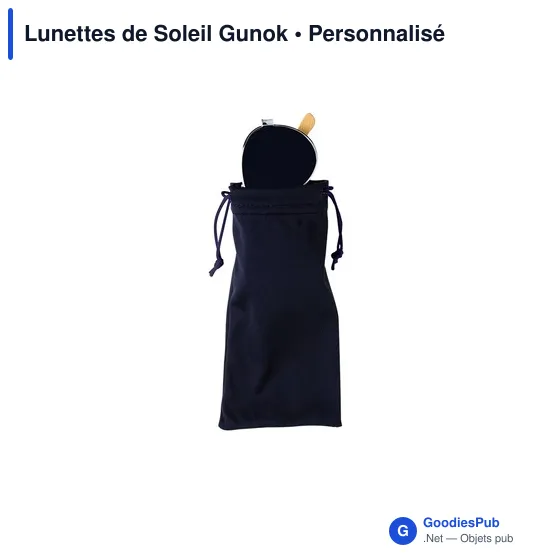 Lunettes de soleil personnalisables avec logo - Gunok - Image 10