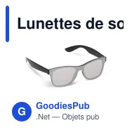 Lunettes de soleil personnalisables à verre miroir UV400 avec logo - Justin - Miniature 9