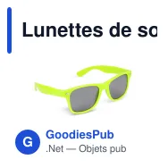 Lunettes de soleil personnalisables en PC recyclé UV400 avec logo - Justin - Miniature 2