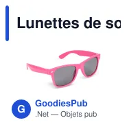 Lunettes de soleil personnalisables en PC recyclé UV400 avec logo - Justin - Miniature 3