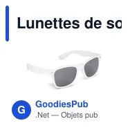 Lunettes de soleil personnalisables en PC recyclé UV400 avec logo - Justin - Miniature 5