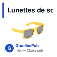 Lunettes de soleil personnalisables en PC recyclé UV400 avec logo - Justin - Miniature 7