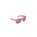Variante Rose - Lunettes de soleil personnalisables en PC recyclé UV400 avec logo - Justin