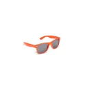 Variante Orange - Lunettes de soleil personnalisables en PC recyclé UV400 avec logo - Justin