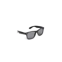 Variante Noir - Lunettes de soleil personnalisables en PC recyclé UV400 avec logo - Justin
