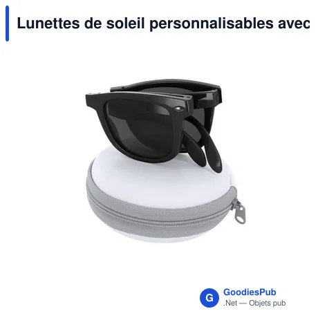 Lunettes de soleil personnalisables avec logo - Kenyad