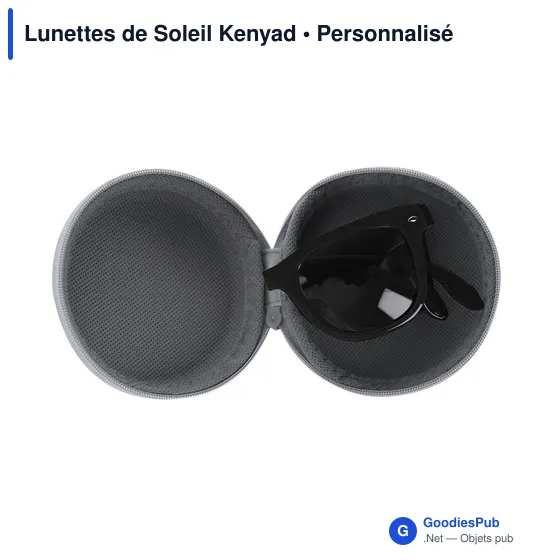 Lunettes de soleil personnalisables avec logo - Kenyad - Image 3