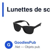 Lunettes de soleil personnalisables avec logo - Kenyad - Miniature 4
