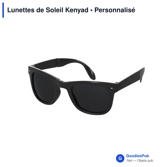 Lunettes de soleil personnalisables avec logo - Kenyad - Image 4