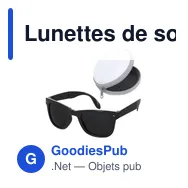 Lunettes de soleil personnalisables avec logo - Kenyad - Miniature 5