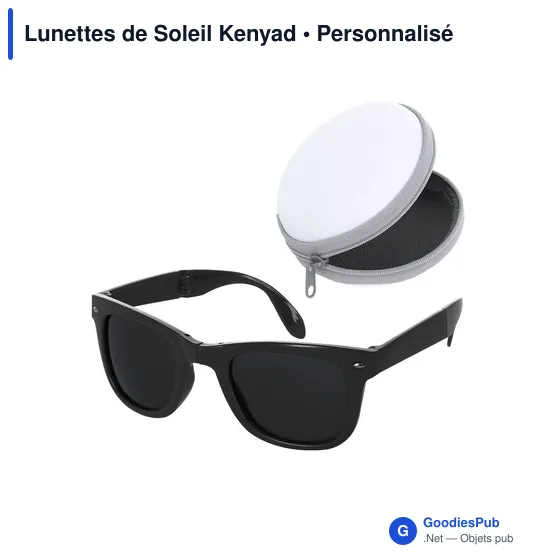 Lunettes de soleil personnalisables avec logo - Kenyad - Image 5