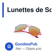 Lunettes de Soleil Kindux - Miniature 1
