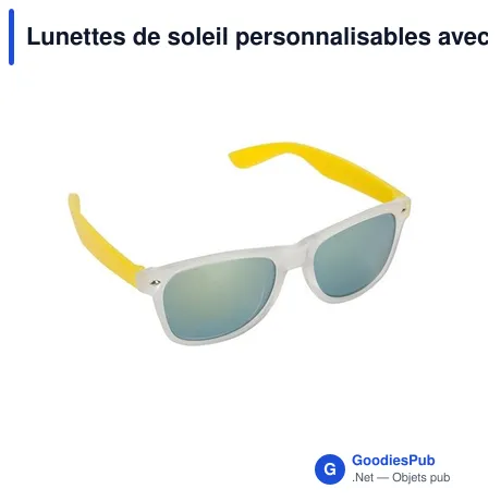 Lunettes de soleil personnalisables avec logo | Leroy