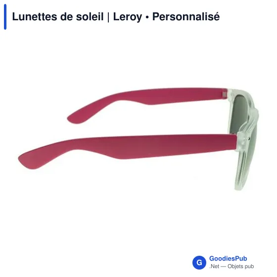 Lunettes de soleil personnalisables avec logo | Leroy - Image 11