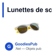 Lunettes de soleil personnalisables avec logo | Leroy - Miniature 3