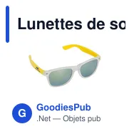 Lunettes de soleil personnalisables avec logo | Leroy - Miniature 4