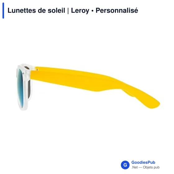 Lunettes de soleil personnalisables avec logo | Leroy - Image 5