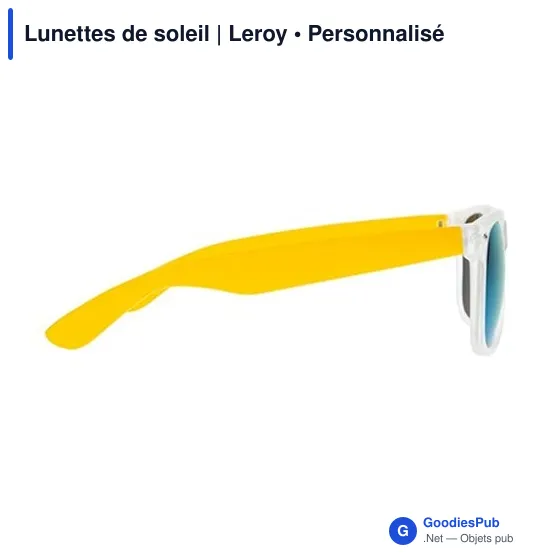 Lunettes de soleil personnalisables avec logo | Leroy - Image 7
