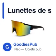 Lunettes de soleil personnalisables avec logo | Dolor - Miniature 2